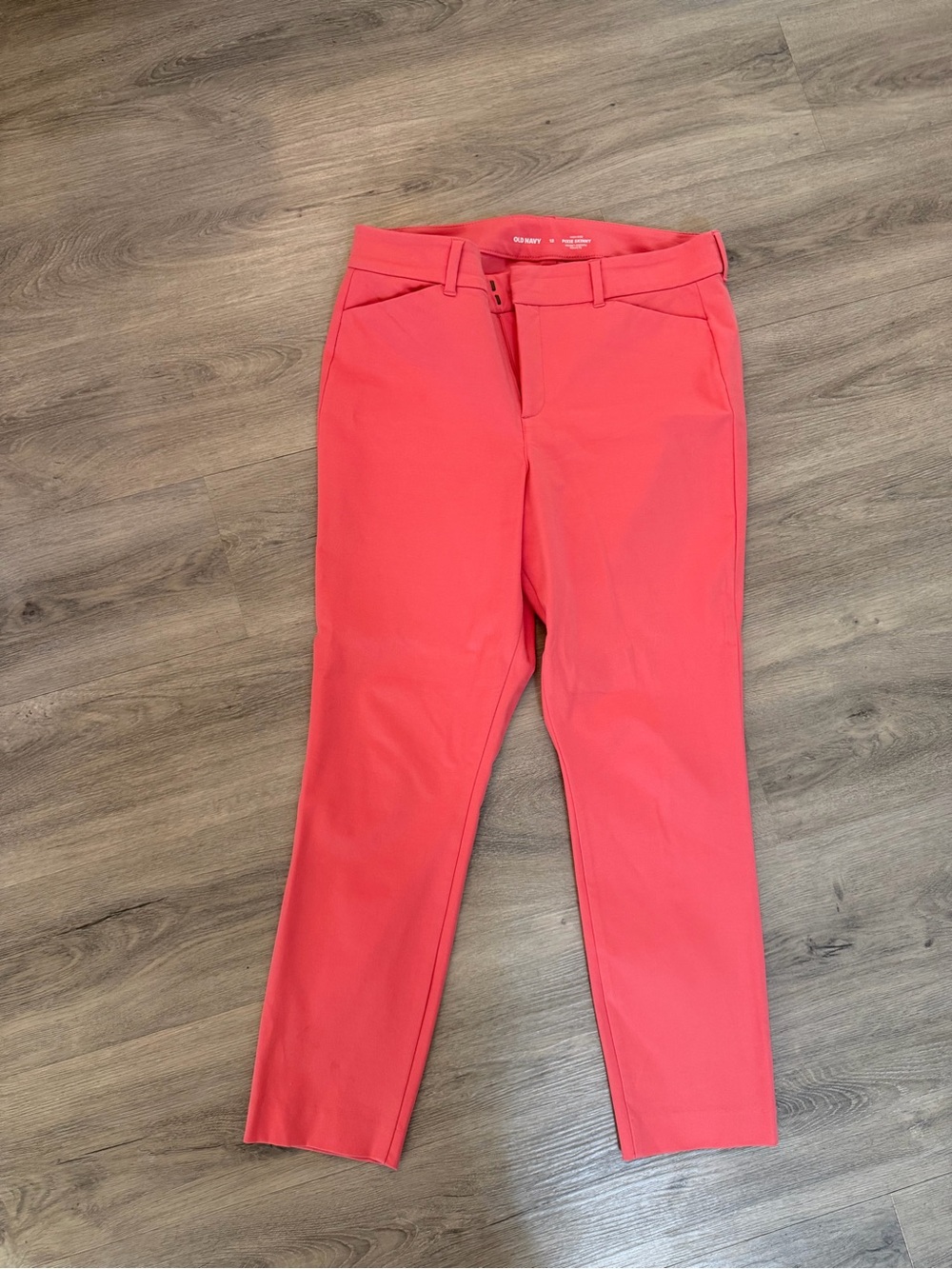 Old Navy Coral Slim Ankle Pants